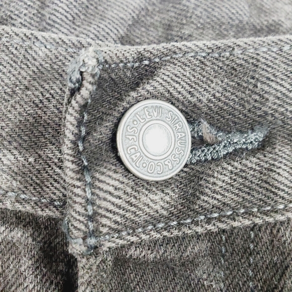 501 XX Levi's Gray Men's Jeans Red Tab 5 Pkt 34/31 - Picture 4 of 11